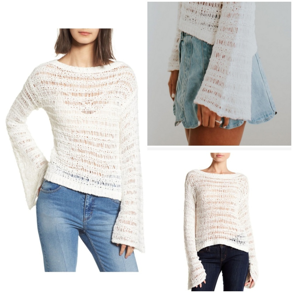 🆕️Band of Gypsies Harper Bell Sleeve Sweater - Picture 3 of 6